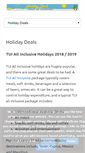 Mobile Screenshot of holidaydealslive.co.uk